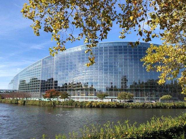 le bâtiment du parlement européen
